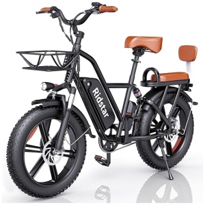 1000W Electric Bike for Adults,30MPH 30-70Miles 48V 15AH Removable Battery Ebike 20" x 4.0 Fat Tire Beach Mountain Commuting Electric Bicycles 2...