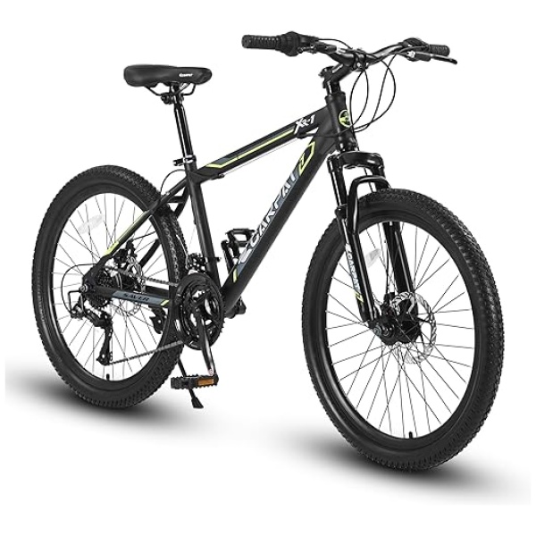 12 inch/ 20 inch/ 24 inch/ 26 inch / 27.5 inch Mountain Bike, Shimano 21 Speed Drive, Dual Disc Brakes, Hardtail MTB for Kids boy Girl Women Men...