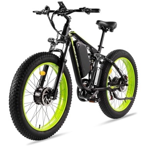 1500W Electric Bike for Adults, 26" Fat Tire Electric Mountain Bicycle, 48V 22.4Ah Removable Li-Ion Battery, Max 30.5Mph E-Bike Snow Beach,Electric...