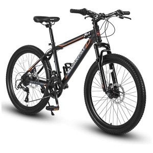 24/26/27.5 Inch Wheels Mountain Bike Shimano 21 Speeds with Mechanical Disc Brakes Aluminum/High-Carbon Steel Frame Suspension MTB Bikes Mountain...