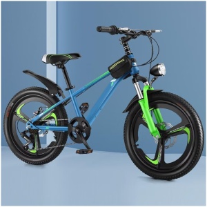 7-speeds Hybrid Bikes for Traveling,Mountain Bicycle with Shock Absorber Front Fork,Dual disc Brakes,City Commuter Bike with Headlight,Adjustable...