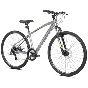 700c Giordano Brava Hybrid Comfort Bike, Small, Silver