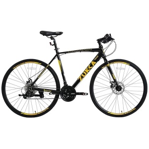 700C Road Bike,24 Speeds 3 x 8 28 Inch Bicycle,Flat Bar, Aluminium Alloy Frame,Disc Brake,Racing Bicycle,Commuter Bike,Hybrid Bike for Adult,...