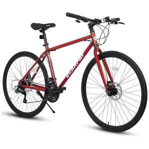 700C Road Bikes,Road Bicycle,14/16/21 Speeds, Aluminum/Steel Frame Hybrid Bikes, Racing City Commuting Road Bike Bicycle for Men Women, Disc Brake...