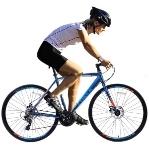 700C Wheel Road Commuter Bike, 700C Road Bike,24 Speed Hybrid Road Bicycle with Light Aluminum Alloy Frame for Adult Men and Women，Heavy Duty...