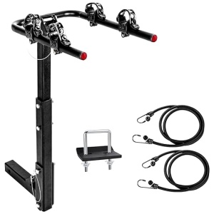 AA Products 2 Bike Rack Platform Hitch Mount Rack Foldable Bicycle Rack for Cars, Trucks, SUV's and Minivans, Fits 2'' Hitch Receiver