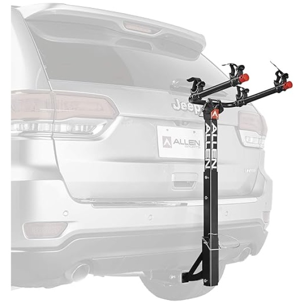 Allen Sports Deluxe 2-Bike Hitch Mount Rack , Silver/Black (522RR)