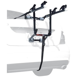 Allen Sports Deluxe 2-Bike Trunk Mount Rack, Model 102DB, Black/ Silver, 23 x 15 x 4 inches