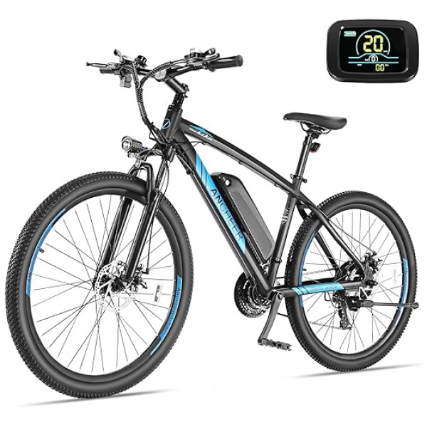 ANCHEER Hummmer Electric Bike for Adults 27.5'' Peak 750W Electric Mountain Bike/Ebike, 3 Hours Fast Charge, 55 Miles Electric Bicycle with...