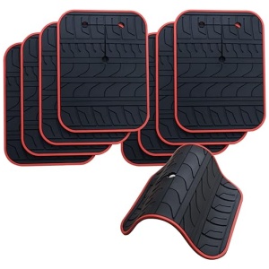 Car Scratch Protector for Trunk Bike Rack, Anti-Scratch Anti-Collision Non-Slip Silicone Pads, Car Paint Protective Pads Car Tire Pattern Non-Slip,...