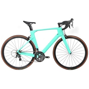 Carbon Road Bike Model H Tiagra 20s 18.5 lb - Custom Bike Club Logo Carbon Fiber Frame Road Bike with Shimano Tiagra 20 speeds