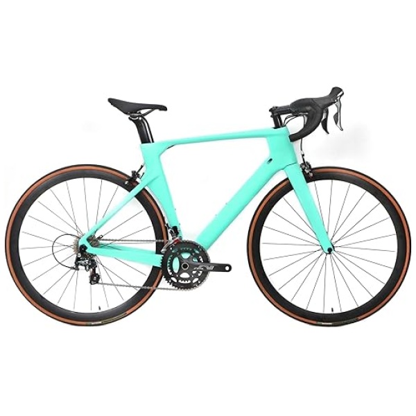Carbon Road Bike Model H Tiagra 20s 18.5 lb - Custom Bike Club Logo Carbon Fiber Frame Road Bike with Shimano Tiagra 20 speeds