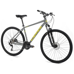 CERES HT2: Hybrid Bike with 700c Wheels, 9 speeds, and Front Suspension Fork for City Comfort. Lightweight Alloy Frame for Easy Transport. Ideal...