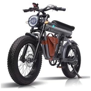 Ebike with 1200W Brushless Motor,Removable 48V 20Ah Battery,UP to 32MPH,Electric Mountain Bike with 20" Fat Tire with Front/Rear Turn Signals for...