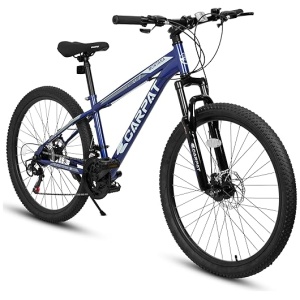 Ecarpat 24 26 27.5 Inch Mens Mountain Bike, 21 Speeds Aluminum/Carbon Steel Mountain Bike, Disc Brakes and Suspension Fork Mountain Bike, Adult...
