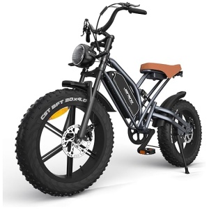 Electric Bike 20" x 4.0 Electric Bike for Adults with 750W Brushless Motor, 48V 14Ah Removable Battery, 7-Speed Transmission UL Certified