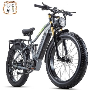 Electric Bike for Adult 1000W Ebike 48V 30AH Removable Battery 26"X4"Fat Tire up to 30MPH &120 Miles Long Range Off Road Beach Mountain Electric...