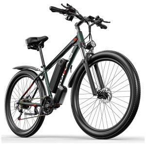 Electric Bike for Adults, 17.5Ah 48v Battery Ebike with 29" Tires, 750W Peak 1000W 34MPH Electric Mountain Bike, 21-Speed Gears, Throttle E Bicycle...