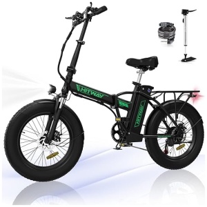 Electric Bike for Adults, 20" x 4.0 Fat Tire Ebike with 750W Motor, 48V/15Ah Foldable Electric Bicycle, E Bike Long Range for Mountain Beach Snow,...