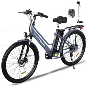 Electric Bike for Adults 26" x2.35 Electric Mountain Bike with 500W Motor, Ebkie with 36V 15AH Removable Battery Bicycle, Long Range 21-55mile with...