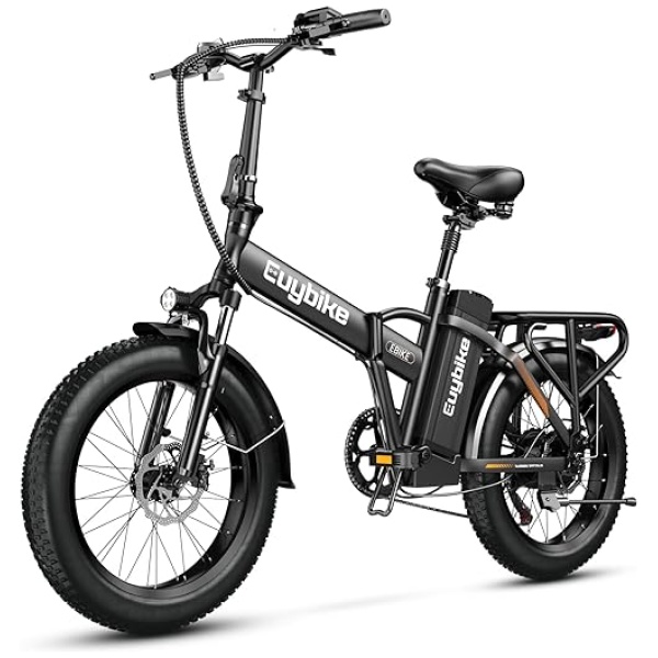 Folding Electric Bike for Adults,1000W Motor 48V 20AH Removable Battery,30MPH Ebike, 20" Fat Tire Electric Bike Commuter Beach Snow...