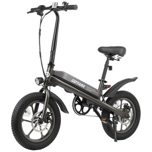 Gotrax S3 Electric Bike, 16x3.0 Fat Tire Electric Bicycle Adults, 750W Peak Motor, Max Range 25 Miles, Up to 20 Mph, Removable Battery, Adjustable...