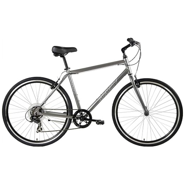 Gravity Swift X4 8 Speed Adventure Hybrid Flat Bar Road Bike