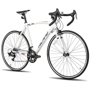 HH HILAND 700c Road Bike, 14 Speeds, Light Weight Aluminum Frame, Racing Bike City Commuting Road Bicycle for Men Women