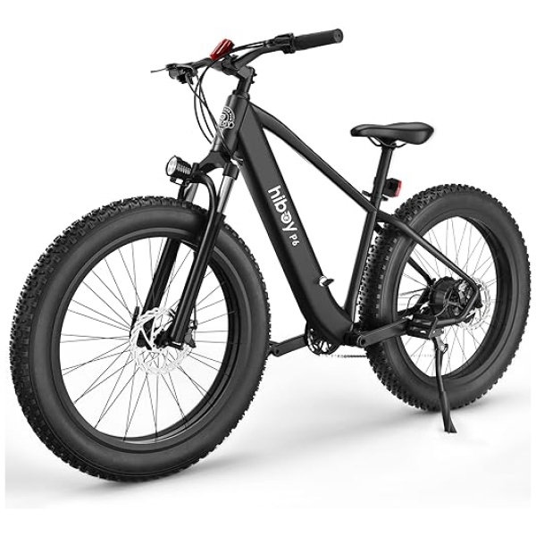 Hiboy P6 Electric Bike for Adults, 28MPH 62.1Miles Range 750W Motor 48V 13Ah Removable Battery Ebike, 26” x 4.0" Fat Tire Electric Mountain...
