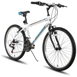 Hiland 24 26 inch Mountain Bike for Men Women, 21 Speeds High-Carbon Steel Frame, Sport Cycling MTB Bicycle for Adult