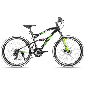 Hiland 26 Inch Mountain Bike Full-Suspension 21 Speeds Drivetrain MTB Bicycle