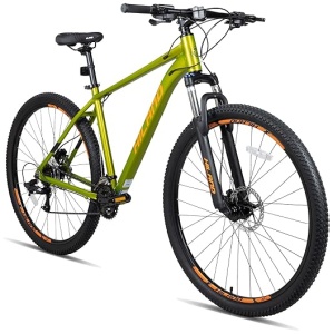 Hiland 29 inch Mens Mountain Bike,17/19 inch Frame,Hydraulic Disc-Brake,Lock-Out Suspension Fork, 16 Speeds Trail Bike,Bicycle for Men Adult