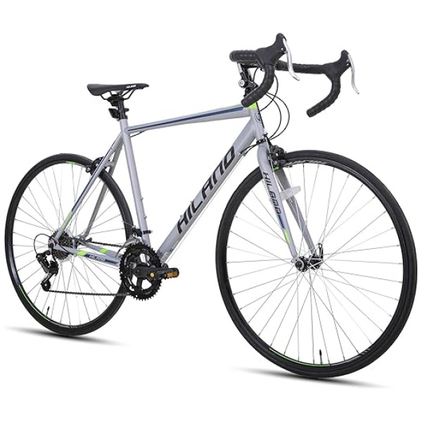 Hiland Road Commuter Bike 700C Wheels 14 speeds Shimano Racing Bike for Men Womens