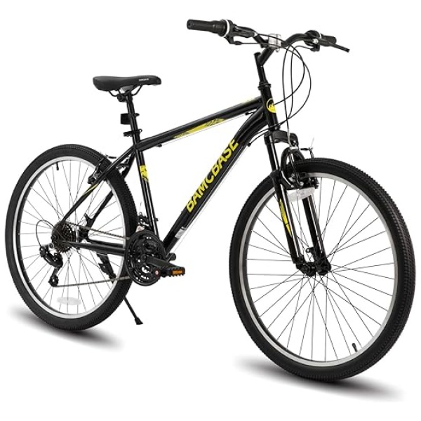 Hiland Women 26 Inch Mountain Bike, Mens and Womens Bicycle with 21 Speed, High-Carbon Steel Frame Mountain Bicycle, Sport MTB for Men Adult