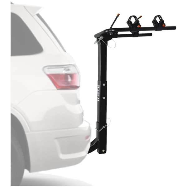 HTTMT- 2 Bike Rack Bicycle Carrier Hitch Mount w/ 2" Receiver for Car Truck SUV Transport [P/N:ET-TOOL045-A-BLACK]