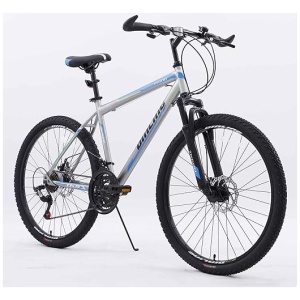 Hybrid Bike, Drivetrain 21 Speeds Mountain Bike for Adult, Full Suspension MTB Bikes 21 Speed Disc Brakes