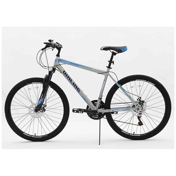 Hybrid Bike for Men and Women, 21-Speed, 26-Inch Wheels, Yellow,Red,Red,Lightweight Commuter City Bike