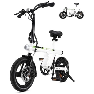 isinwheel U1 Electric Bike for Adults 750W Peak Motor, 20 mph Folding Ebike, 14" Adults Electric Bicycles with Smart Uphill, 280.8Wh Battery, 25...