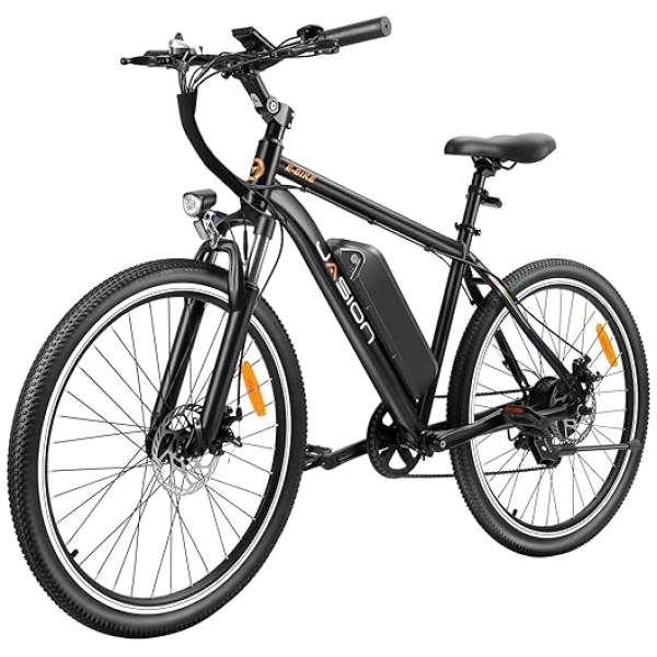 Jasion EB5 Electric Bike for Adults with 360Wh Removable Battery, 40Miles 20MPH Commuting Electric Mountain Bike with 350W Brushless Motor,...