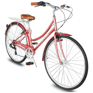 MICARGI 24/26 Inch Adult Cruiser Bicycle Hybrid Bike 1/7 Speeds Commuter Bike for Women, Men, Seniors,Step-Through or Step-Over Bike Steel Frame...