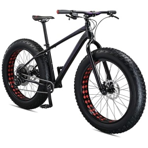 Mongoose Argus Sport Men and Women Fat Tire Mountain Bike, 26-Inch Wheels, Tectonic T2 Adult Frame, Hydraulic Disc Brakes