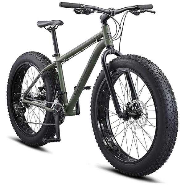 Mongoose Argus ST & Trail Fat Tire Mountain Bike for Adult Youth Men Women, 20 to 26-Inch Wheels, Mechanical Disc Brakes, Steel or Aluminum Frame...