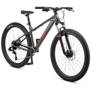 Mongoose Colton Mens and Womens Mountain Bike, Hardtail, 7-Speed Drivetrain