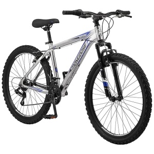 Mongoose Flatrock 21-Speed Hardtail Mountain Bike, 24 to 29-Inch Wheels, for Men Women Boys and Girls, Front Suspension, 14.5 to 18-Inch Aluminum...