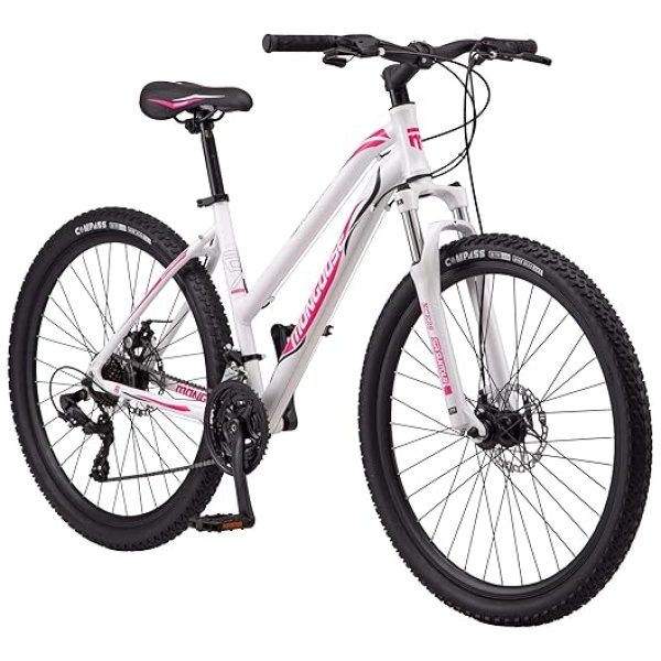 Mongoose Switchback Comp, Expert, Sport, Trail Mountain Bike for Adults, Men and Women, 16 to 21-Speeds, 27.5-inch Wheels, Aluminum Frame in...