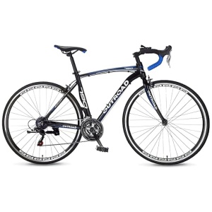 Outroad Road Bike 14-21 Speed Shifter 700C Wheel Wheels with Aluminum Alloy Frame, Rider Bike Faster and Lighter Commuter Bicycle (Black, Red,...