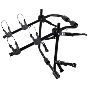 OxGord 2 Bike Rack Trunk Mount - Deluxe Bicycle Carrier for Most Sedans/Hatchbacks/Minivans and SUVs - Holds Two Cycles
