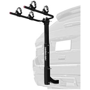 Retrospec Lenox 2-5 - Bike Hitch Rack for Cars, Trucks, SUVs with 2” Hitch | Foldable Steel Frame with Anti-Rattle Adapter, Tie Down Cradles and...