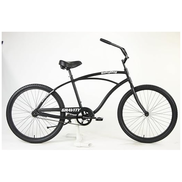 Salty Dog Gravity Aluminum Beach Cruiser Single Speed Bicycle