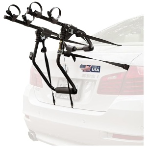Saris Guardian Trunk Bike Rack - Foldable and Compact, American-Made Steel, Easy Assembly, Secure Bike Transit, Fits Most Sedans, Hatchbacks, Vans...